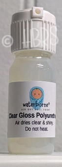 Air Dry Clear GLOSS Polyurethane Varnish, 1/2 ounce PRICE DROP!