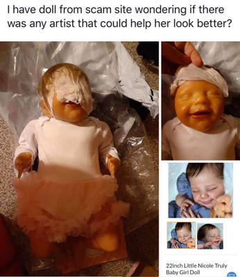 BEWARE Knockoffs and doll counterfeiters!