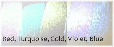 Iridescent WaterBorne colors choice of 6 different colors