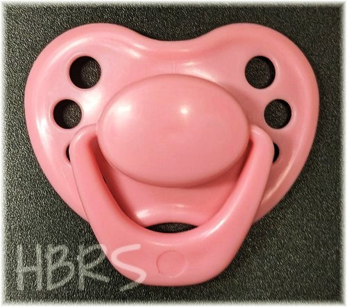 Sweetheart Newborn Pacifiers - Baby Coral with magnets