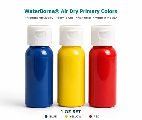Primary Colors with bright, concentrated color intensity and WaterBorne ® convenience!