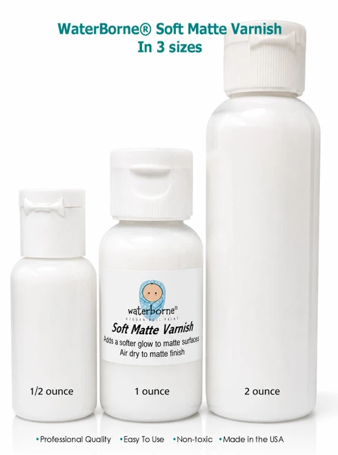 Soft Matte Varnish - can be used as a sealer or top coat.
