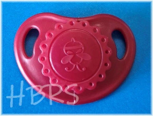 Precious Vintage Newborn Pacifiers - Garnet with magnets