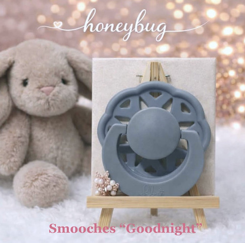 Smooches "Goodnight" Color. Soft and lovely smoky blue.
