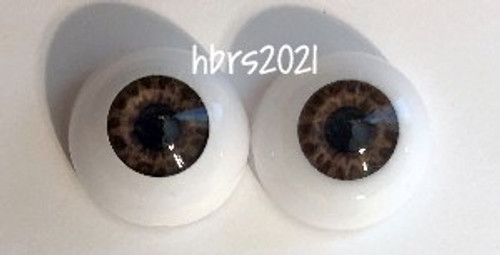 Real Eyes TIGER EYE BROWN, 16mm CLEARANCE PRICE