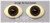The sclera (white) are not tinted yellow.  I can't fix the photo.  They are bright white as normal.