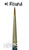 Paint delicate reborn veins, creases, wrinkles and fingernail details with this #1 Round Brush. Fine tapered point and durable synthetic bristles.