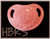 Precious Vintage Newborn Pacifiers - Peony with magnets