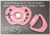 Sweetheart Newborn Pacifiers - Marshmallow Pink with magnets