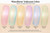 An approximation of what the colors might look like on flesh colored vinyl.  Your results will vary.