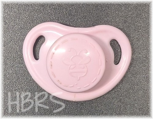 CutiePie Micro- Preemie Pacifiers -  Marshmallow Pink with magnets