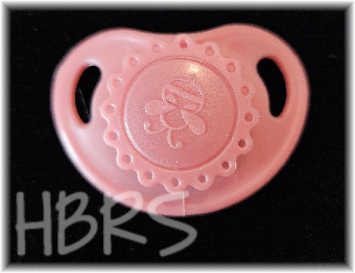 Precious Vintage Pacifiers - Rose Pink with magnets