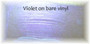 WaterBorne ™ Iridescent Colors - VIOLET 1/2 oz.  PRICE DROP!