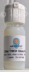 Air Dry Clear THICK GLOSS Polyurethane Varnish, 1/2 ounce PRICE DROP!