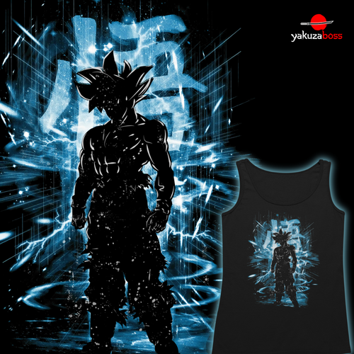 Blue Saiyan Goku Tank Top