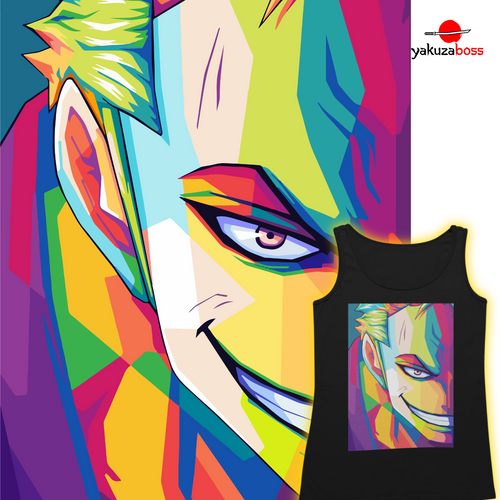 Block Style Zoro Tank Top