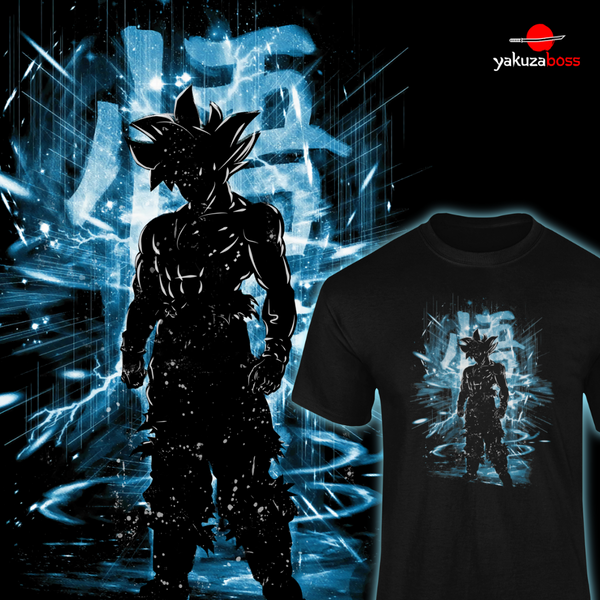 Blue Saiyan Goku Tee
