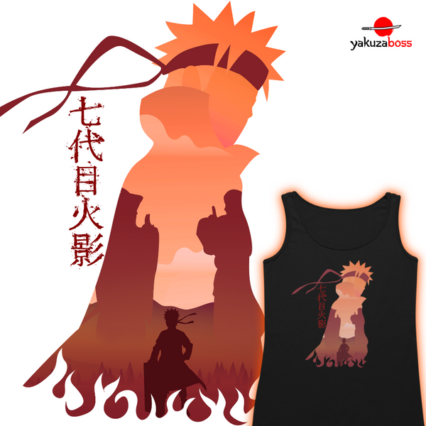 Silhouette Style Naruto Tank Top