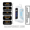 White Yummy Grape RAZTN9000 Disposable Vape Specifications