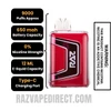 RAZTN9000 WatermelonIce Disposable Vape 0 Nic Specifications