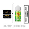 Green Apple Gush RAZ Vape Juice 100 ML Specification