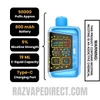 Blue Razz Batch RAZ RX50K Batch Edition Disposable Vape Specifications