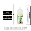 Jolly Green Apple Pod Juice X RAZ Salt Nic juice 30 ML specifications