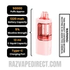 Strawberry Shortcake RAZ VUE 50K Disposable Vape Pod Specifications