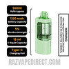 Dragon Strawnana RAZ VUE 50K Disposable Vape Pod Specifications