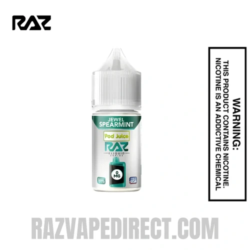 Jewel Spearmint Pod Juice X RAZ Vape Juice 100 ML
