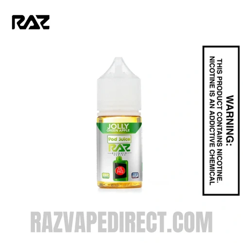 Jolly Green Apple Pod Juice X RAZ Salt Nic juice 30 ML