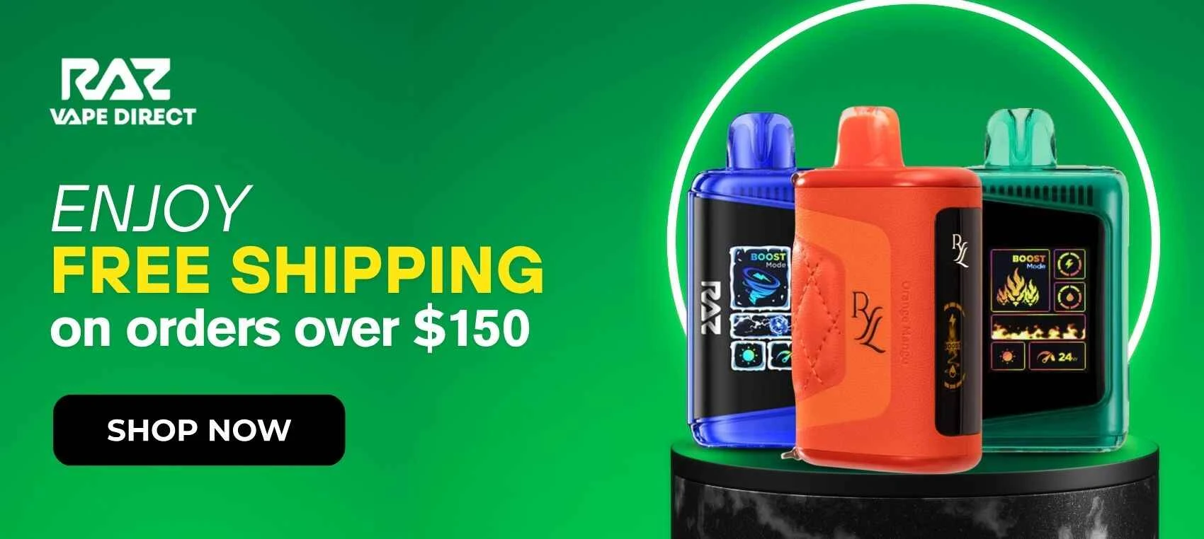 Enjoy Free Shipping