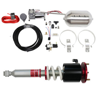 StreetPlus Coilovers w/ Front Air Cups + Gold Control System #TH-H809-VACF-12+TH-ACK02