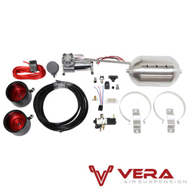 TruHart StreetPlus Coilovers w/ Front Air Cups + Gold Control System w/ ADS Modules #TH-H816-M-VACF-20+TH-ACK02