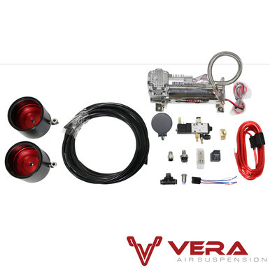 TruHart StreetPlus Coilovers w/ Front Air Cups + Gold Tankless Control System #TH-N804-VACF-20+TH-ACK03