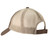 Brown Baseball Cap with Tan Mesh