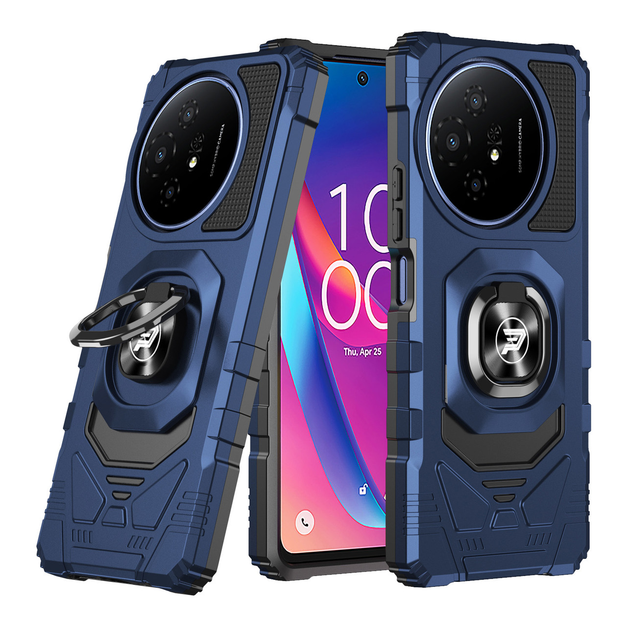 TCL 50 XL 5G / 50 XL NXTPAPER 5G phone case, Ring Kickstand Magnetic Car Mount, PC and TPU Impact-Resistant Bumpers Protective Case by Wireless ProTech - Wireless ProTech TCL 50 XL 5G / 50 XL NXTPAPER 5G phone case, Ring Kickstand Magnetic Car Mount, PC and TPU Impact-Resistant Bumpers Protective Case by Wireless ProTech - Wireless ProTech
