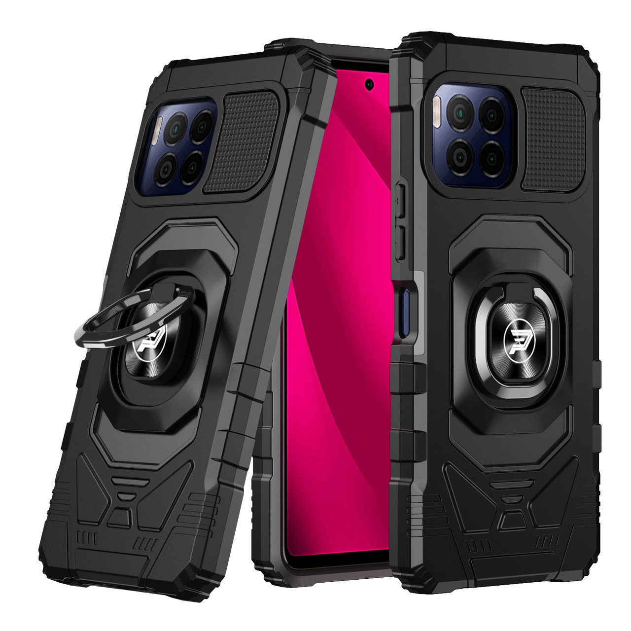 T-Mobile REVVL 7 Pro 5G phone case (screen size 6.78"), Ring Kickstand Magnetic Car Mount, PC and TPU Impact-Resistant Bumpers Protective Case by Wireless ProTech - Wireless ProTech T-Mobile REVVL 7 Pro 5G phone case (screen size 6.78"), Ring Kickstand Magnetic Car Mount, PC and TPU Impact-Resistant Bumpers Protective Case by Wireless ProTech - Wireless ProTech