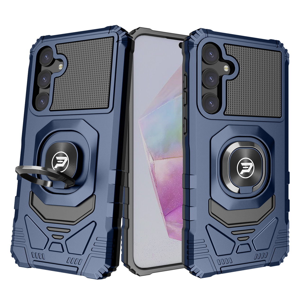 Samsung Galaxy A35 5G phone case, Ring Kickstand Magnetic Car Mount, PC and  TPU Impact-Resistant Bumpers Protective Case by Wireless ProTech - Wireless  ProTech