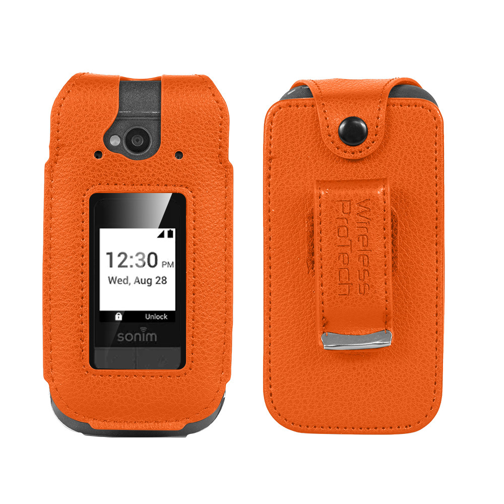 Sonim XP3 Plus 5G X3200, X320 2-Piece Leather Fitted Case with