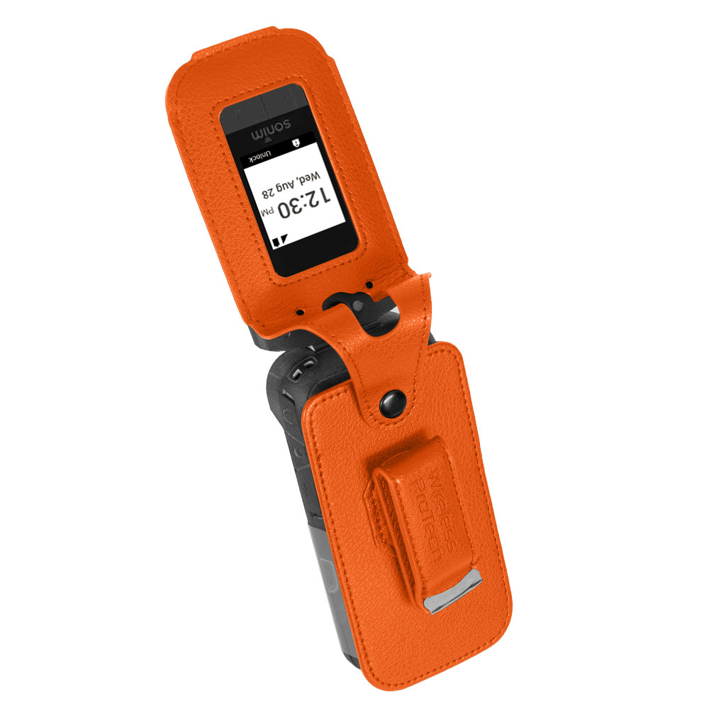 Sonim XP3 Plus 5G X3200, X320 2-Piece Leather Fitted Case with