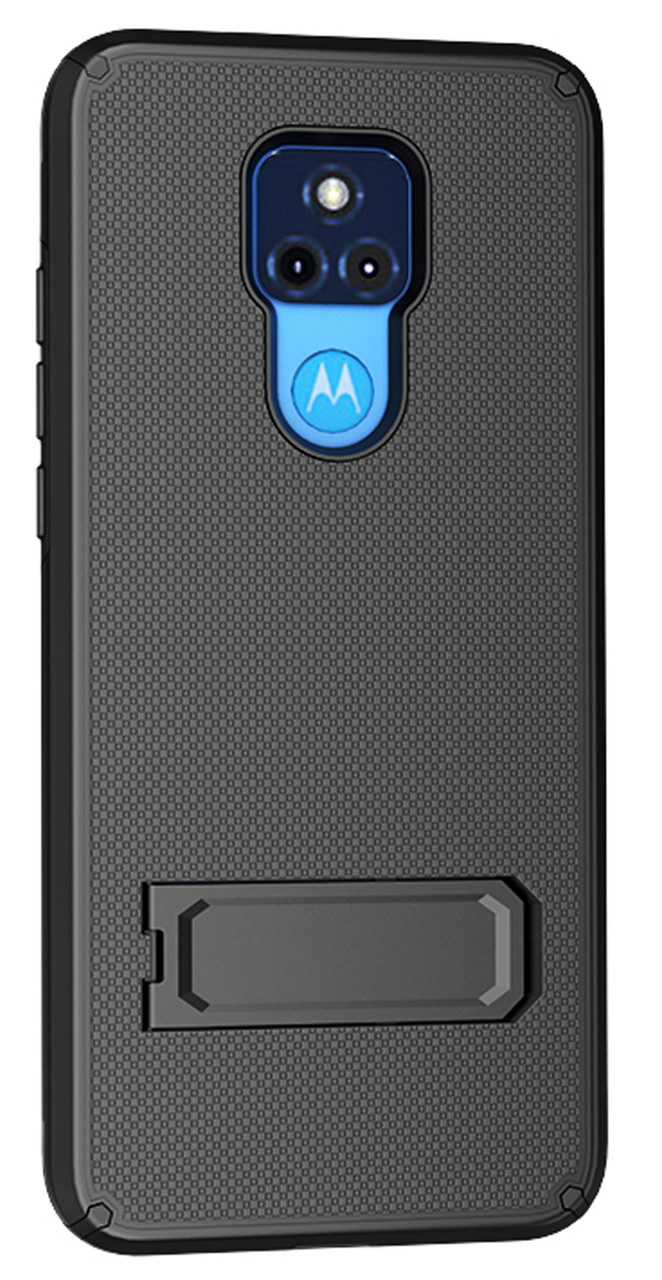 Motorola Moto G Play 2021 Dual Layer Hybrid Case and Screen