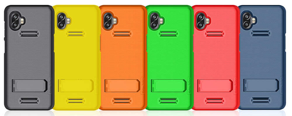 Samsung Galaxy XCover6 Pro (SM-G736) Case with Kickstand and Screen  Protector by Wireless ProTech