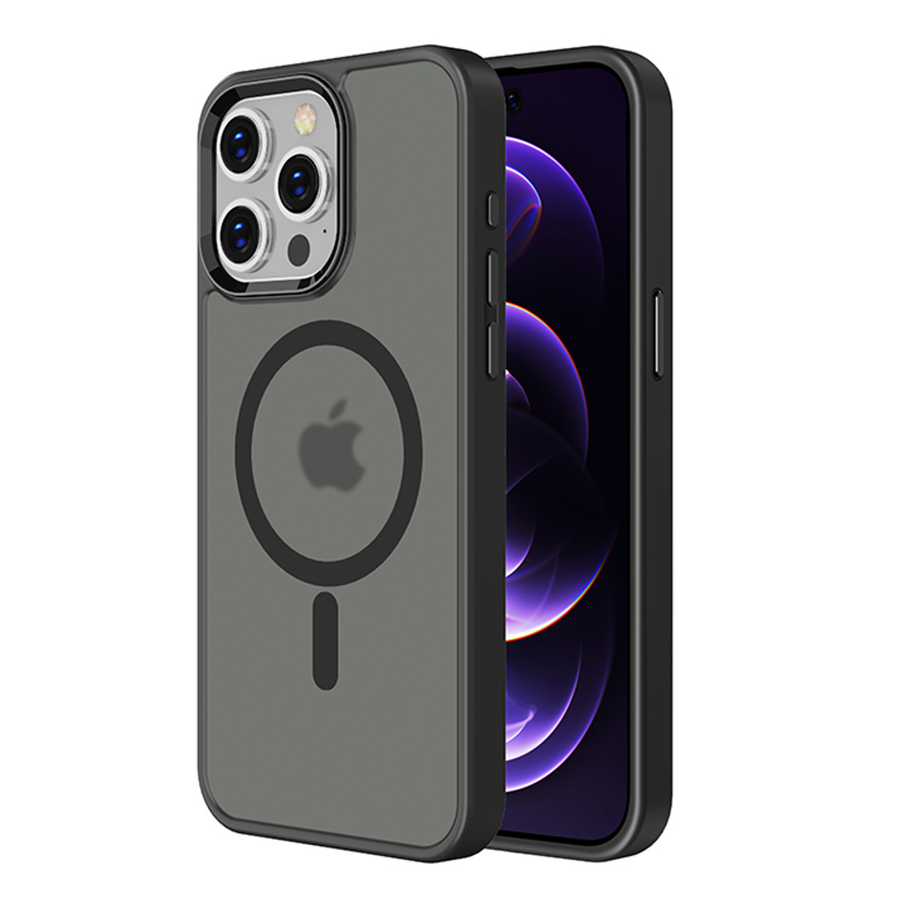 ENVIO GRATIS Funda Para iPhone 15 Pro Max Shockproof Magsafe Transparente  Negro