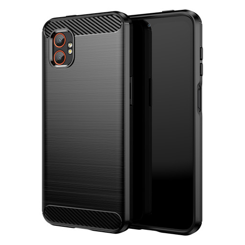 Samsung Galaxy XCover7 Pro SM-G766, Shock Absorbing Flexible Carbon Fiber Touch TPU Protective Case by Wireless ProTech Samsung Galaxy XCover7 Pro SM-G766, Shock Absorbing Flexible Carbon Fiber Touch TPU Protective Case by Wireless ProTech