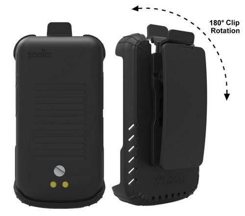 Sonim XP3 (XP3800) Secure fit, Lightweight Holster with Quick Release Latch and Swivel Belt Clip