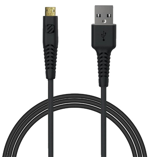 Micro USB Reversible Data Cable EZTip by Scosche  - 4Ft Cable         