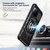 T-Mobile REVVL 7 Pro 5G phone case (screen size 6.78"), Ring Kickstand Magnetic Car Mount, PC and TPU Impact-Resistant Bumpers Protective Case by Wireless ProTech