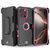 Apple iPhone 16 PRO MAX Heavy Duty Belt Clip Holster with Rugged Triple Layer TPU and PC Smooth Case Combo by Wireless ProTech