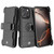 Apple iPhone 16 PRO MAX Heavy Duty Belt Clip Holster with Rugged Triple Layer TPU and PC Lined Case Combo by Wireless ProTech